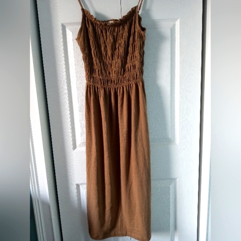 Brown maxi dress